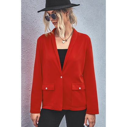 YESFASHION Hot Selling Temperament Square Pocket Blazer Sweaters