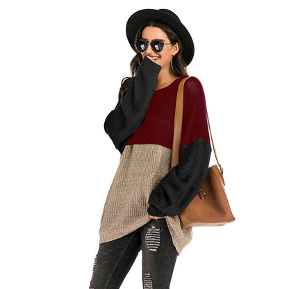 YESFASHION Women Cross-border Long Sleeve Knit Sweaters
