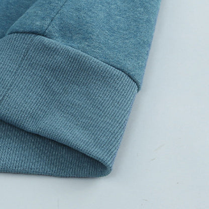 YESFASHION Women New Round Neck Long Sleeve Contrast Sweaters