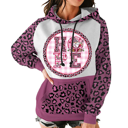 YESFASHION Women Loose Hooded Long Sleeve Sweatshirts