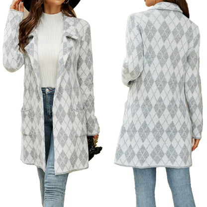 YESFASHION Commuter Blazer Trench Coats Jackets