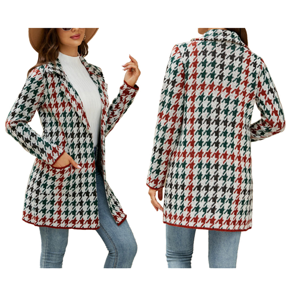 YESFASHION Commuter Blazer Trench Coats Jackets