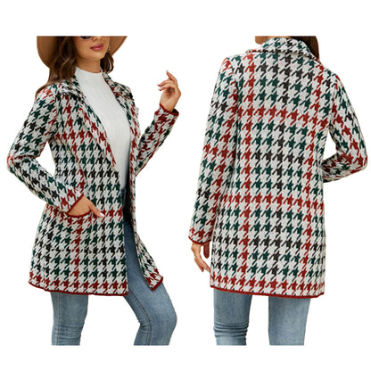 YESFASHION Commuter Blazer Trench Coats Jackets