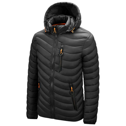 YESFASHION Lightweight Down Rib Padded Jacket Coats