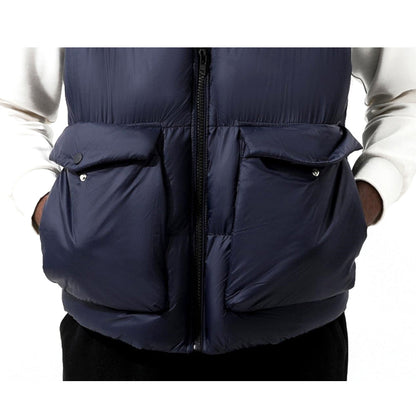 YESFASHION Plus Size Casual Bread Vest Jacket