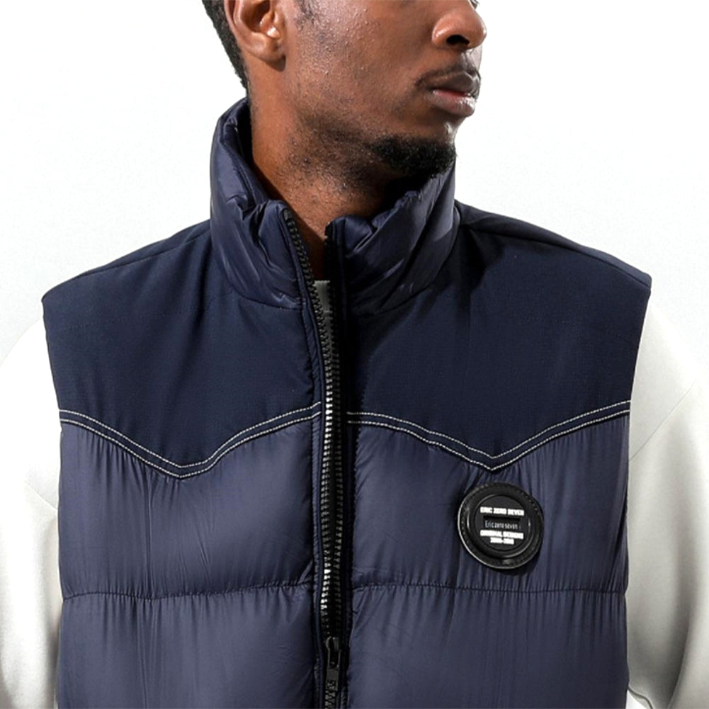 YESFASHION Plus Size Casual Bread Vest Jacket