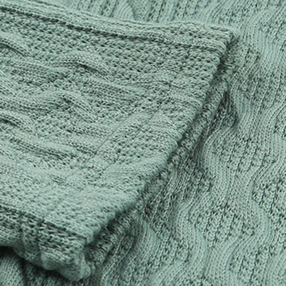 YESFASHION Round Neck Lamb Leg Sleeve Top Sweaters