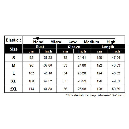 YESFASHION Women Printed V-neck Long Sleeve Black Dress