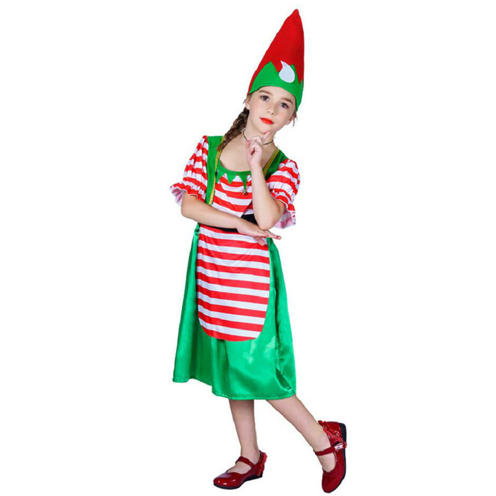 YESFASHION Girls Christmas Stage Costume