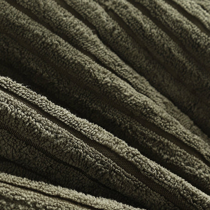 YESFASHION Autumn Winter Casual Corduroy Hooded Cotton Coats