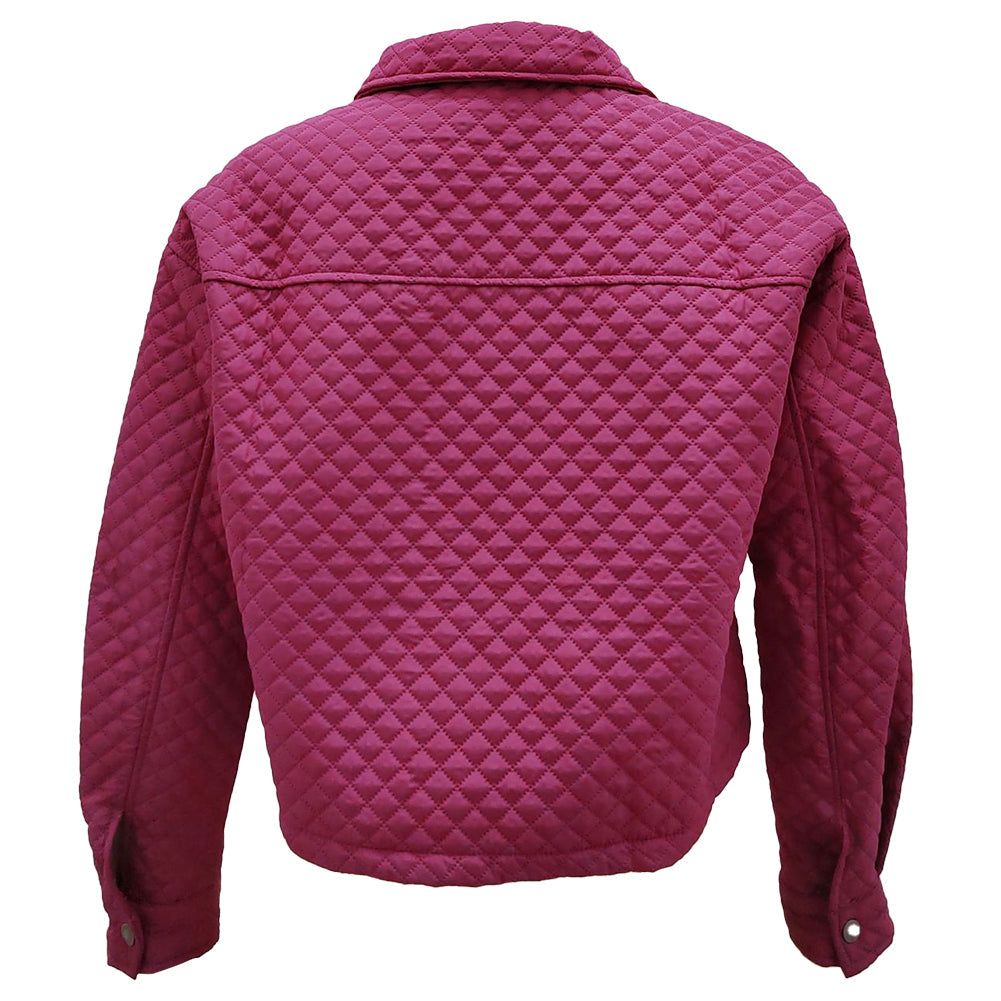 YESFASHION Lapel Loose Casual Zip Coats Jacket