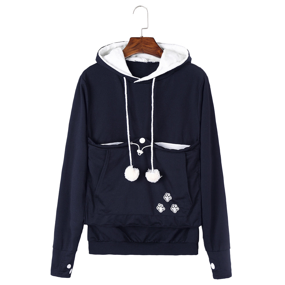 YESFASHION Cat Hoodie Street Hipster Wear Long Sleeve Sweater