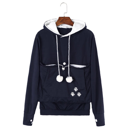 YESFASHION Cat Hoodie Street Hipster Wear Long Sleeve Sweater