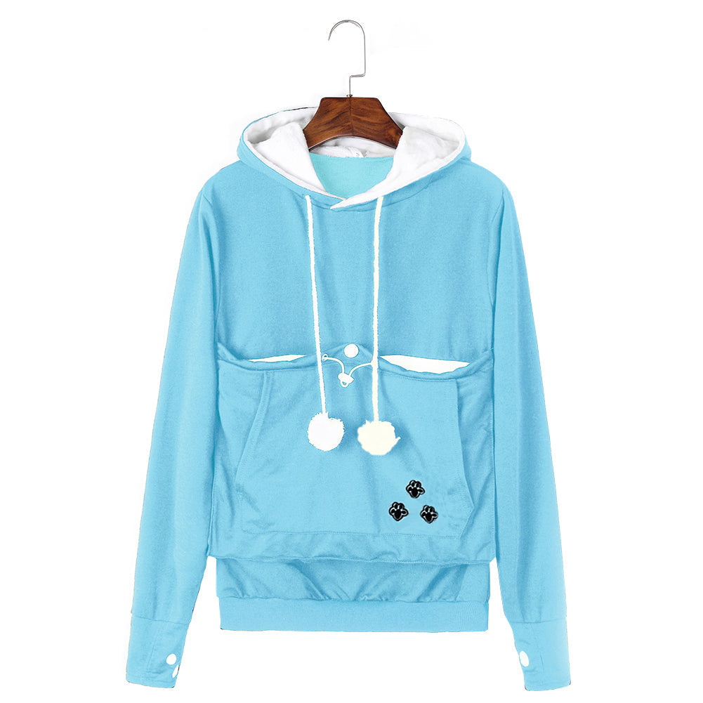 YESFASHION Cat Hoodie Street Hipster Wear Long Sleeve Sweater