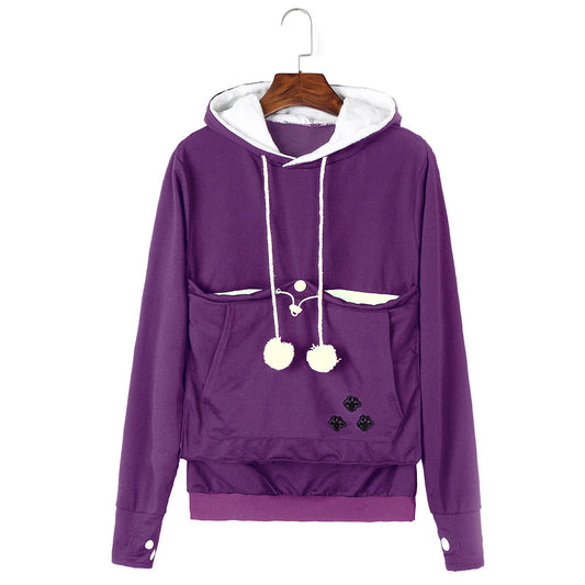 YESFASHION Cat Hoodie Street Hipster Wear Long Sleeve Sweater