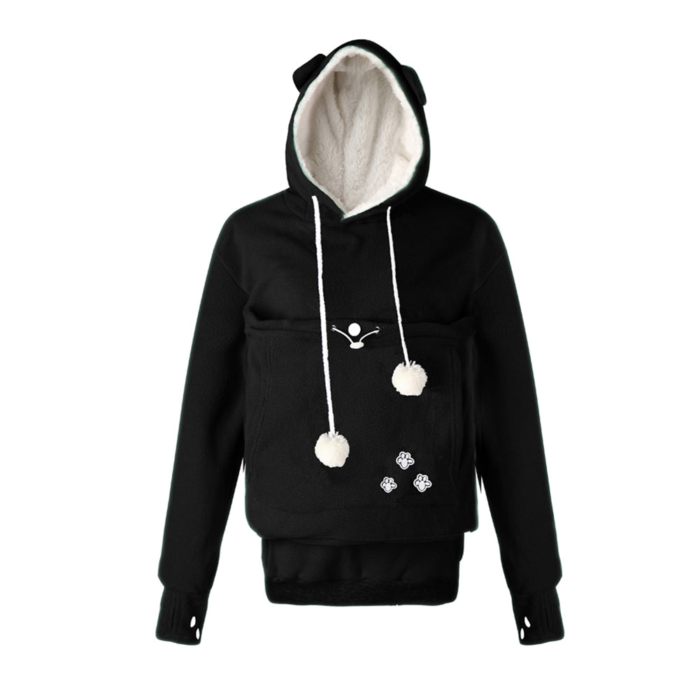 YESFASHION Cat Dog Kangaroo Long Sleeve Hoodie Sweatshirts