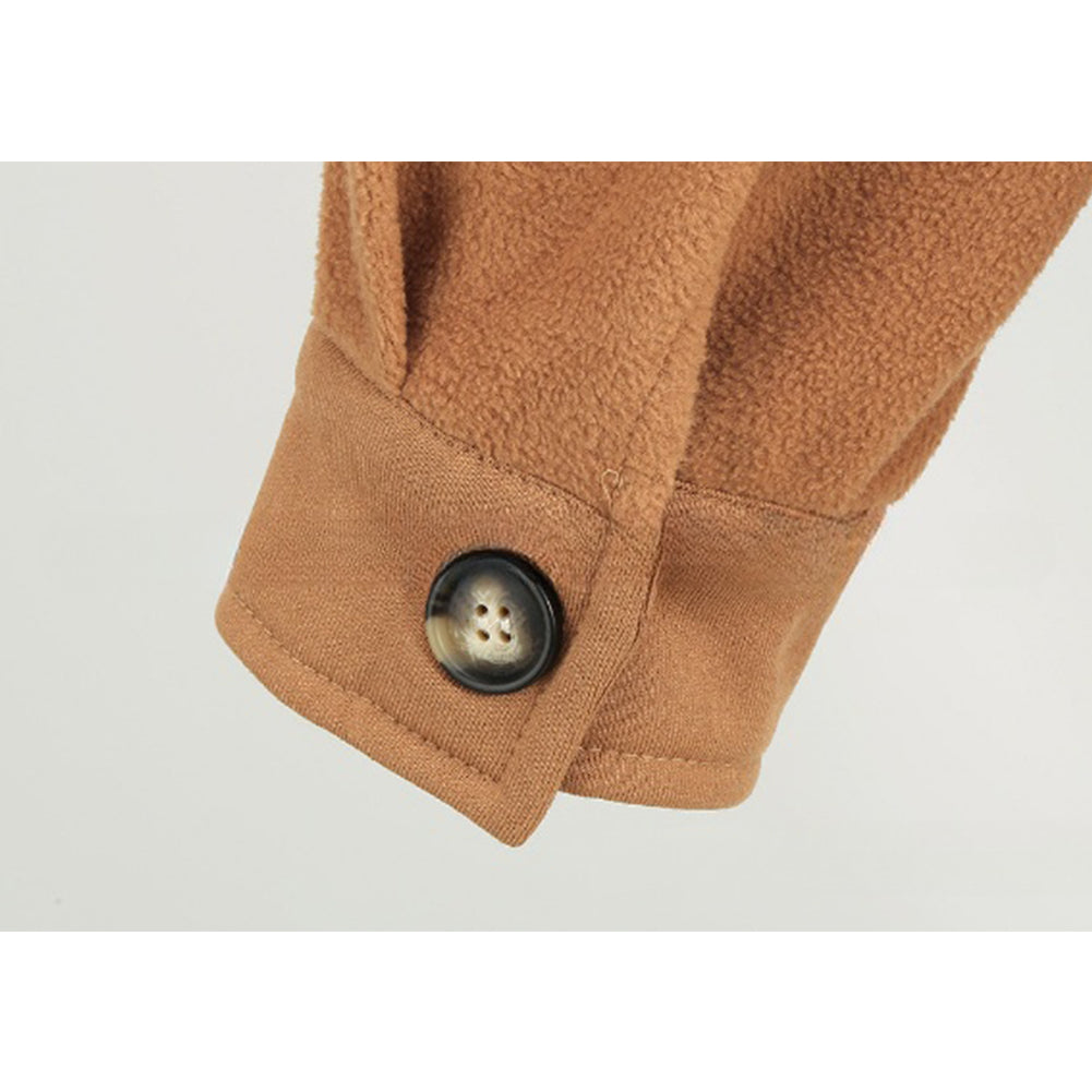 YESFASHION Women Fashion Long Sleeve Thermal Shirt Cardigan Coats