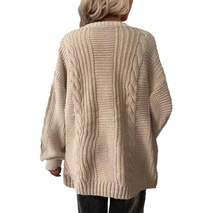 YESFASHION Relaxed Loose Cardigan Sweaters Jacket