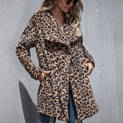 YESFASHION Autumn And Winter Mid-length Woolen Coats