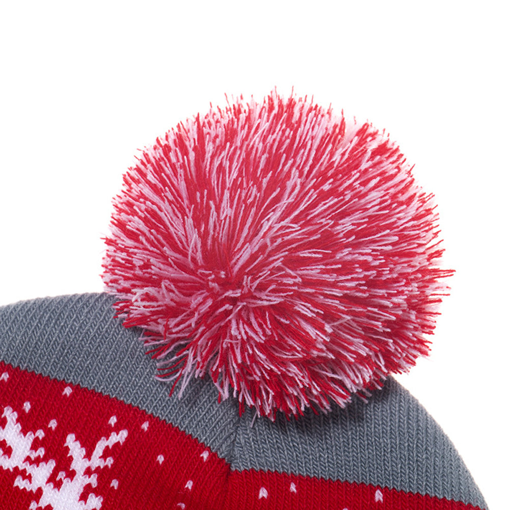 YESFASHION 100% Acrylic Christmas Hat Cute Kids Knitted Woolen Hat