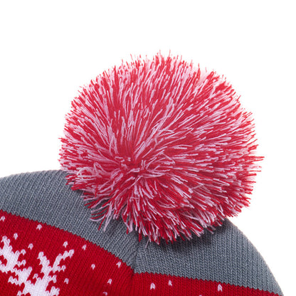 YESFASHION 100% Acrylic Christmas Hat Cute Kids Knitted Woolen Hat