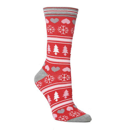 YESFASHION Christmas Socks Personality Mid Tube Socks