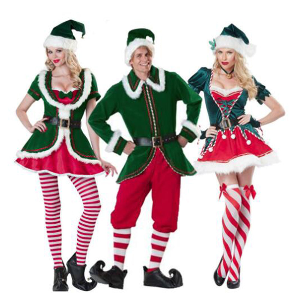 YESFASHION Christmas Tree Green Costume Cosplay