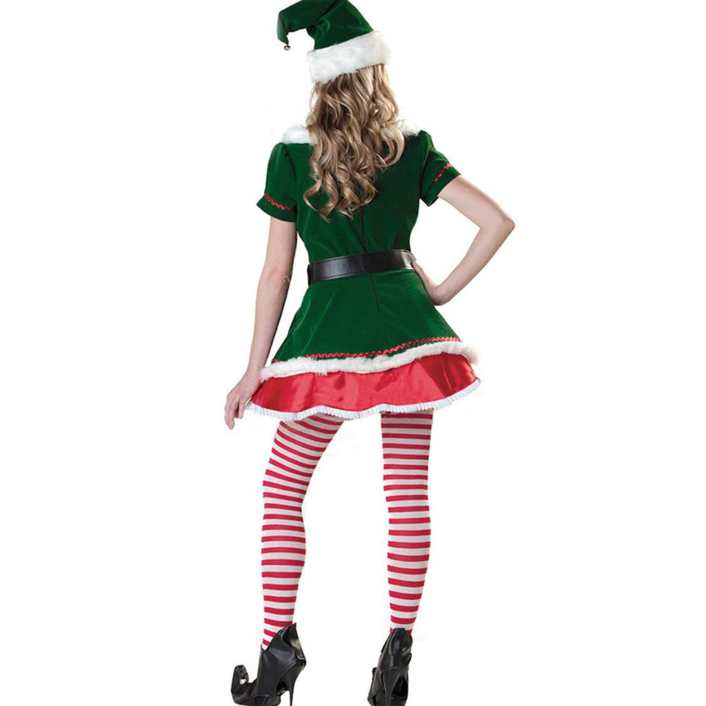 YESFASHION Christmas Tree Green Costume Cosplay