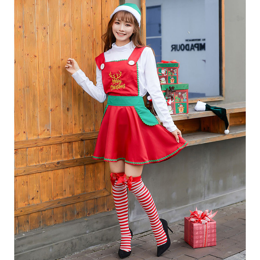 YESFASHION Sexy Christmas Costume Japanese Sweet Santa Claus Costume