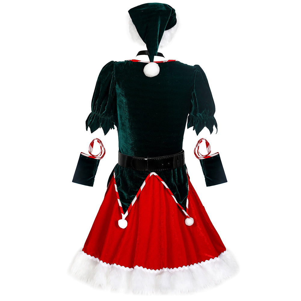 YESFASHION One Piece Christmas Costume Stage Performance Christmas Costume