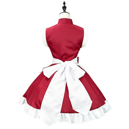 YESFASHION Christmas Chinese Style Maid Costume Cosplay Costume