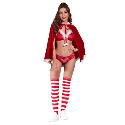 YESFASHION Christmas Shawl Cape Clothing Cape Suit