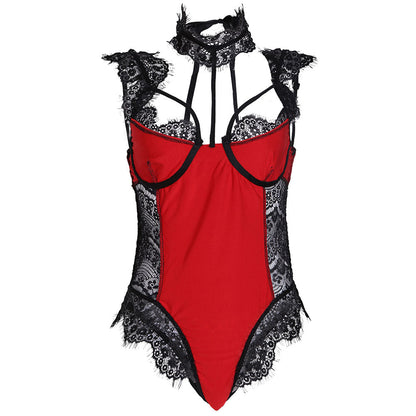 YESFASHION See Through Sexy Jumpsuit Sexy Lingerie