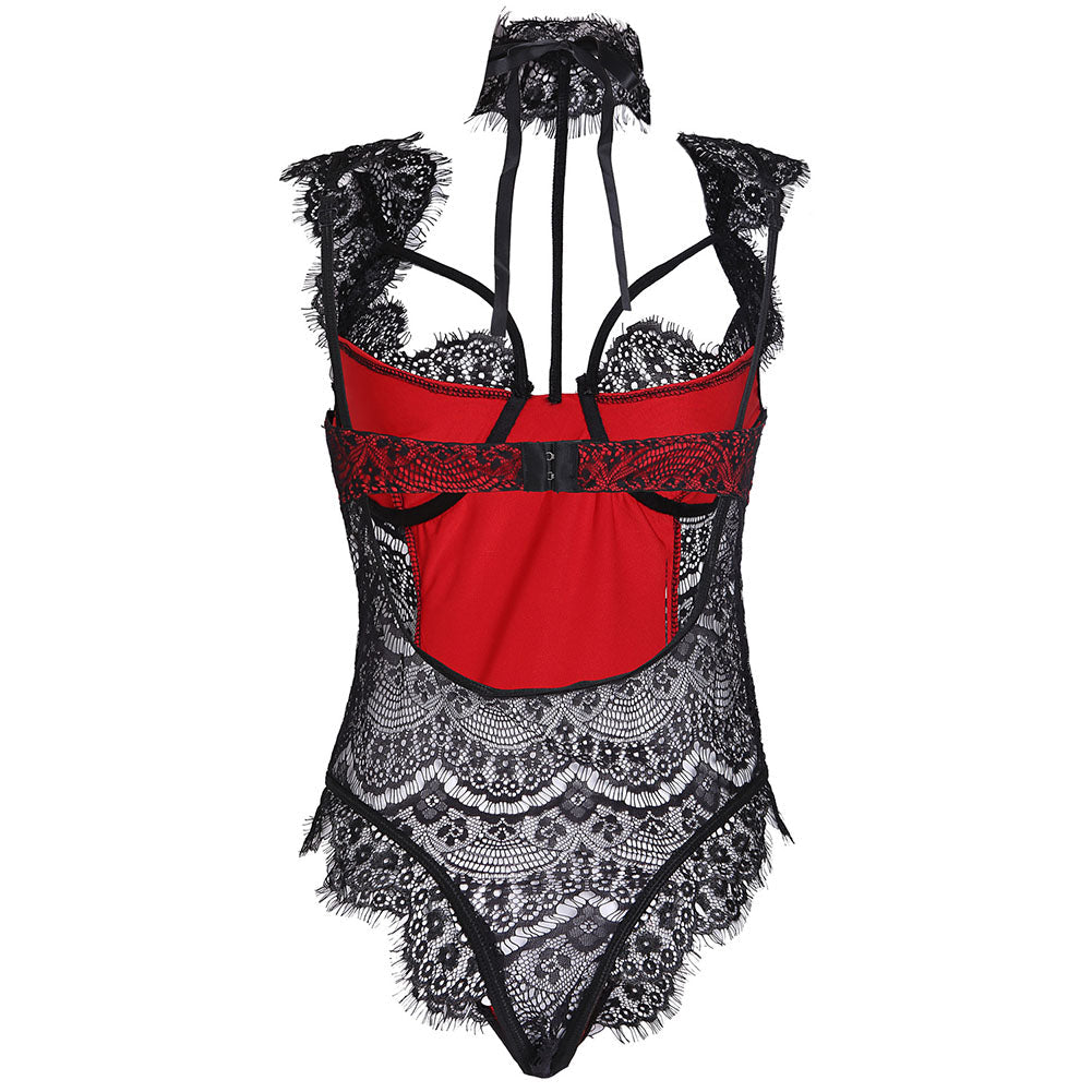 YESFASHION See Through Sexy Jumpsuit Sexy Lingerie