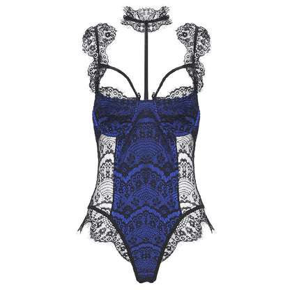 YESFASHION See Through Sexy Jumpsuit Sexy Lingerie