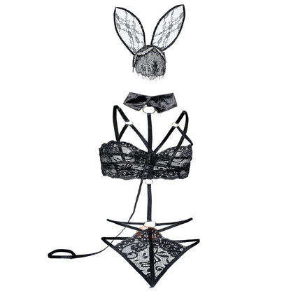 YESFASHION Bunny Cos Cosplay Bunny Costume Rabbit Women Uniform