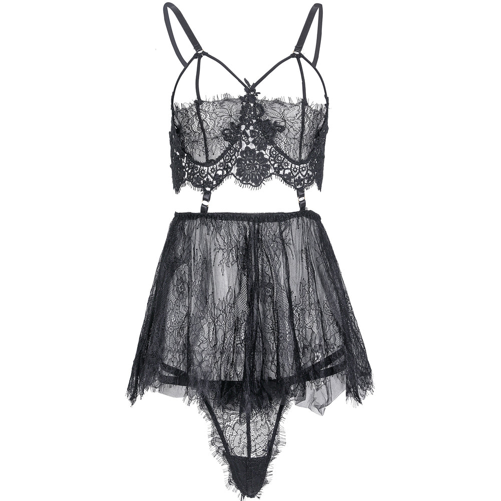 YESFASHION Sexy See-through Sexy Lingerie Ladies Pajamas