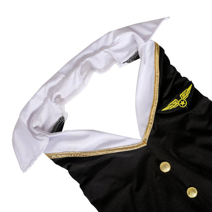 YESFASHION Sexy Stewardess Costume Cosplay Ladies Uniform