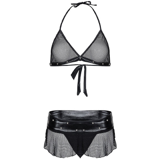 YESFASHION Women One-piece Sexy Sexy Lingerie Uniform Underwear