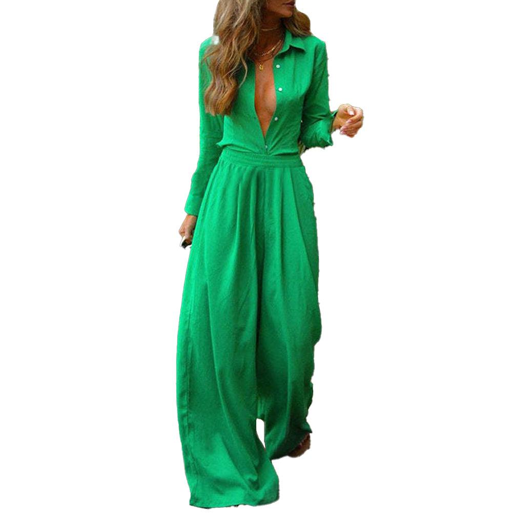 YESFASHION Women Clothing Elegant Commuting Solid Color Suit