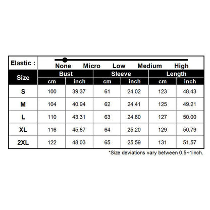 YESFASHION Long-sleeved Leopard Mid-length Dress Spring