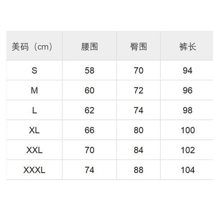 YESFASHION High Waist Elastic Solid Color Slim Fit Sports Casual Pants