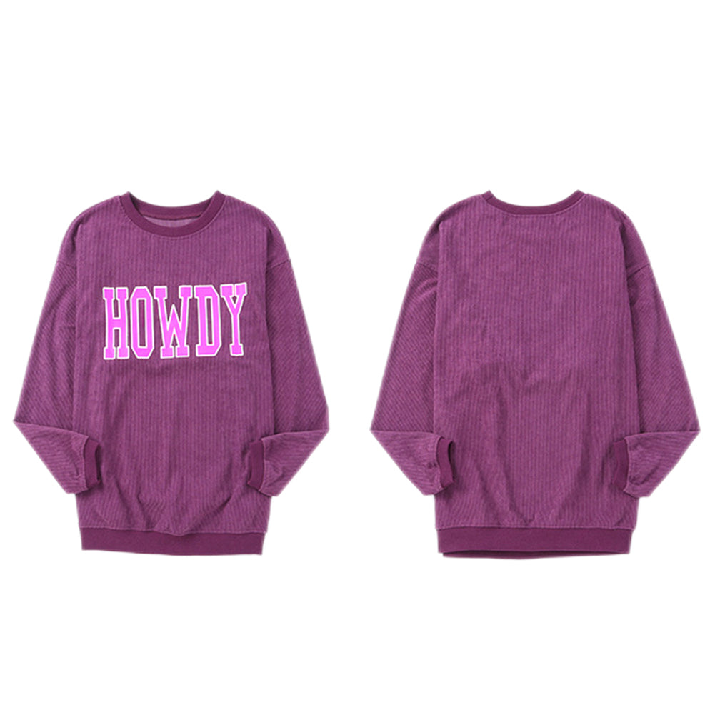 YESFASHION Autumn New Letter Print Sweaters