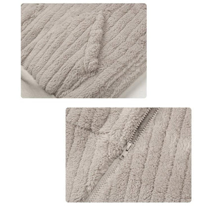 YESFASHION Women Round Neck Long-sleeved Pullover Casual Sweaters