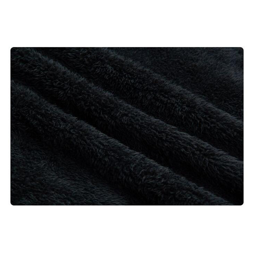 YESFASHION Women Lapel Coats Color Block Zipper Thickened Jacket