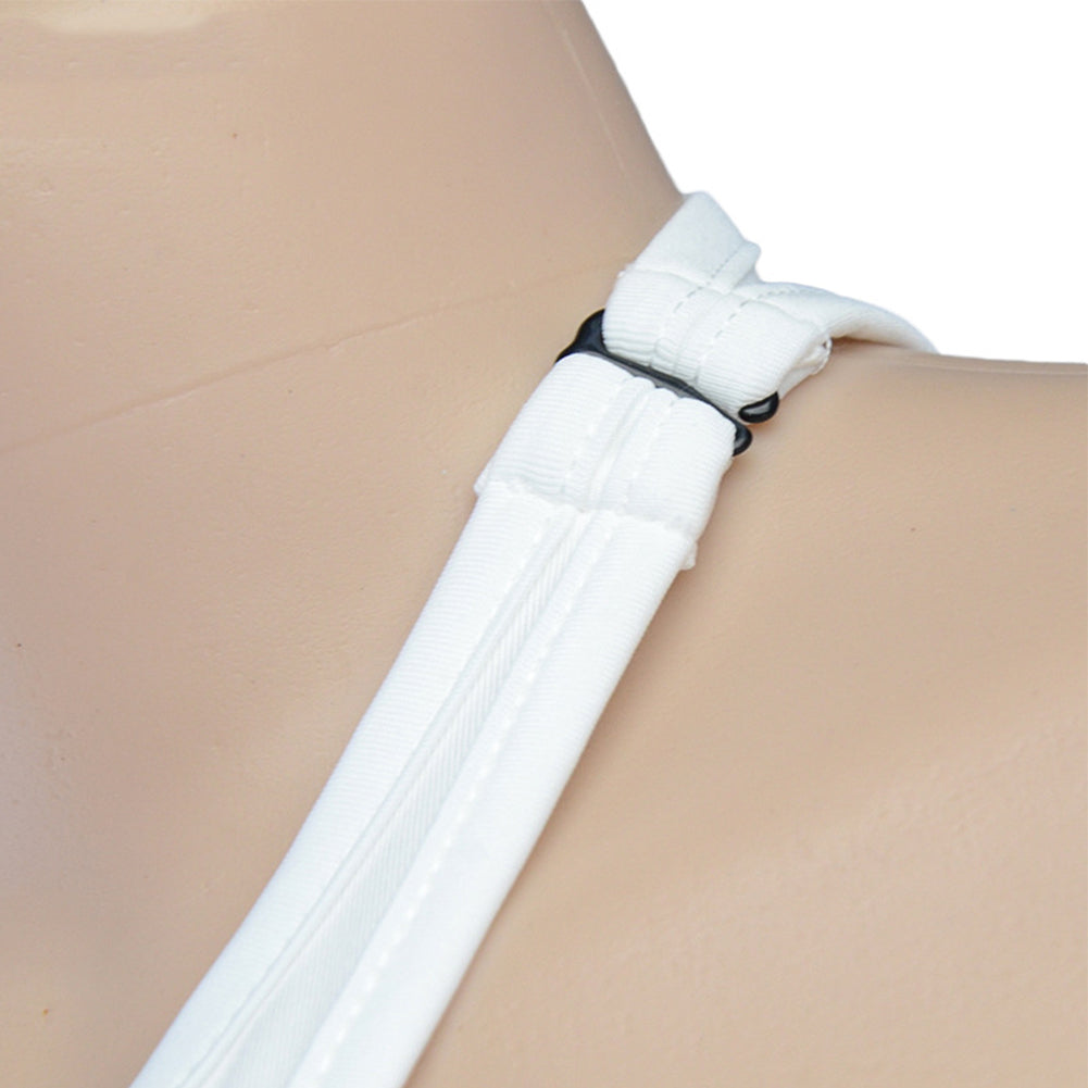 YESFASHION New Sexy One-shoulder Pleated Jumpsuit Tops