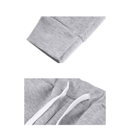 YESFASHION Letter Trousers Two-piece Women Fashion Casual Suit