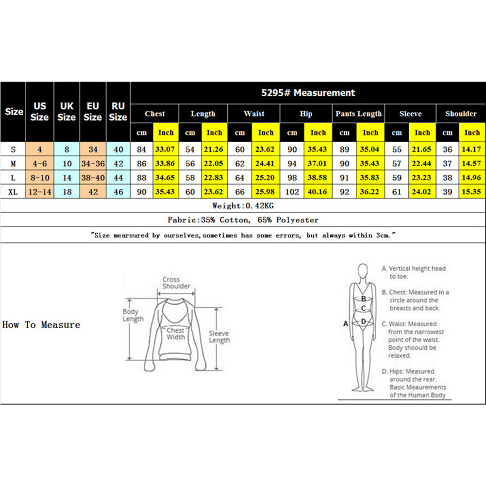 YESFASHION Letter Trousers Two-piece Women Fashion Casual Suit