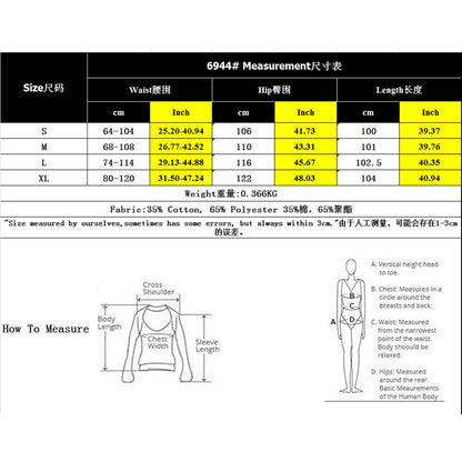 YESFASHION Trousers Trend Color Printing Elastic Pencil Pants