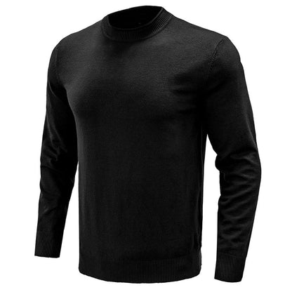YESFASHION Men Knitwear Bottom Round Neck Casual Sweaters